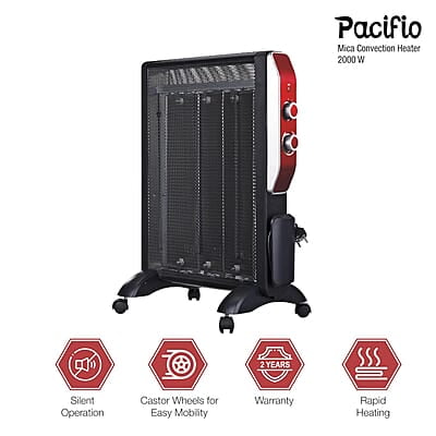 Havells Room Heater 2000W Pacifio Mica| Micathermic Technology for Rapid & Instant Heating