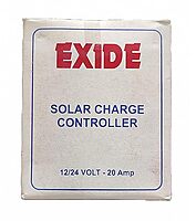 Exide 12V/24V Auto PWM 20A Solar Charge Controller Battery Charger