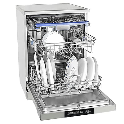 Faber 14 Place Settings Dishwasher ( FFSD 8PR 14S, Silver, Power 3D Wash for Tough Stains, Silent operation
