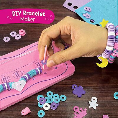 Imagimake Princess Craft Kit | 10 Mess-Free Activities | DIY Flat Bead Bracelets, Unicorn Pouch, Butterfly Wands & Photo Frame | 400+ Craft Supplies Imagimake Princess Craft Kit | 10 Mess-Free Activities | DIY Flat Bead Bracelets, Unicorn Pouch, Butterfly Wands & Photo Frame | 400+ Craft Supplies
