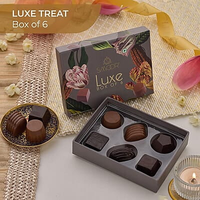 SMOOR Luxe Treat Gift Pack Special Occasions Box of 6 120gm, Pack Of 1 SMOOR Luxe Treat Gift Pack Special Occasions Box of 6 120gm, Pack Of 1