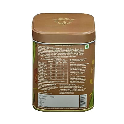 SMOOR Premium Belgian Dark Chocolate Coated Hazelnut Dragees 55% Cocoa Dark Couverture Chocolate Covered Hazelnuts 100g