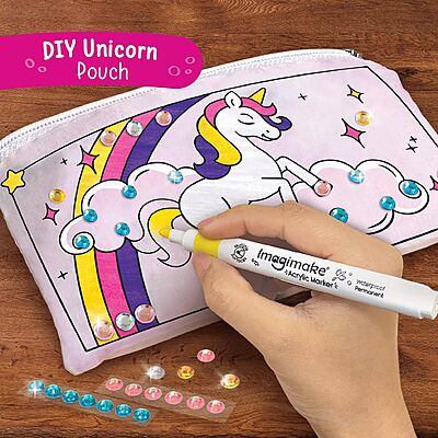 Imagimake Princess Craft Kit | 10 Mess-Free Activities | DIY Flat Bead Bracelets, Unicorn Pouch, Butterfly Wands & Photo Frame | 400+ Craft Supplies Imagimake Princess Craft Kit | 10 Mess-Free Activities | DIY Flat Bead Bracelets, Unicorn Pouch, Butterfly Wands & Photo Frame | 400+ Craft Supplies