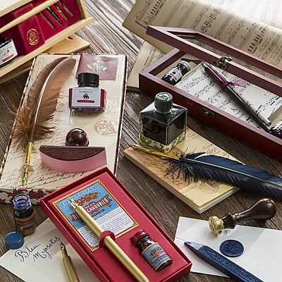 HERBIN ROUGE CAROUBIER SET, 3CT HERBIN ROUGE CAROUBIER SET, 3CT