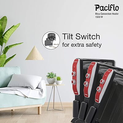 Havells Room Heater 1500W Pacifio Mica| Micathermic Technology for Rapid & Instant Heating