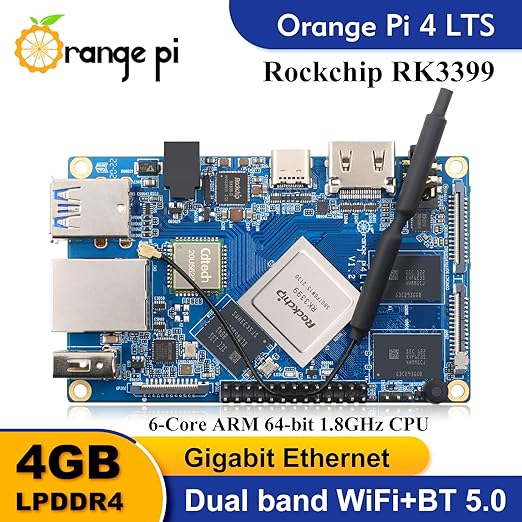 Orange Pi 4 LTS 4GB RAM 16GB EMMC Orange Pi 4 LTS 4GB RAM 16GB EMMC