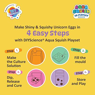 Unicorn Eggs Aqua Squish Kit Unicorn Eggs Aqua Squish Kit