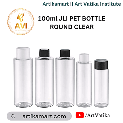 100ml JLI Pet Bottle FROSTED- 20mm NECK 100ml JLI Pet Bottle FROSTED- 20mm NECK