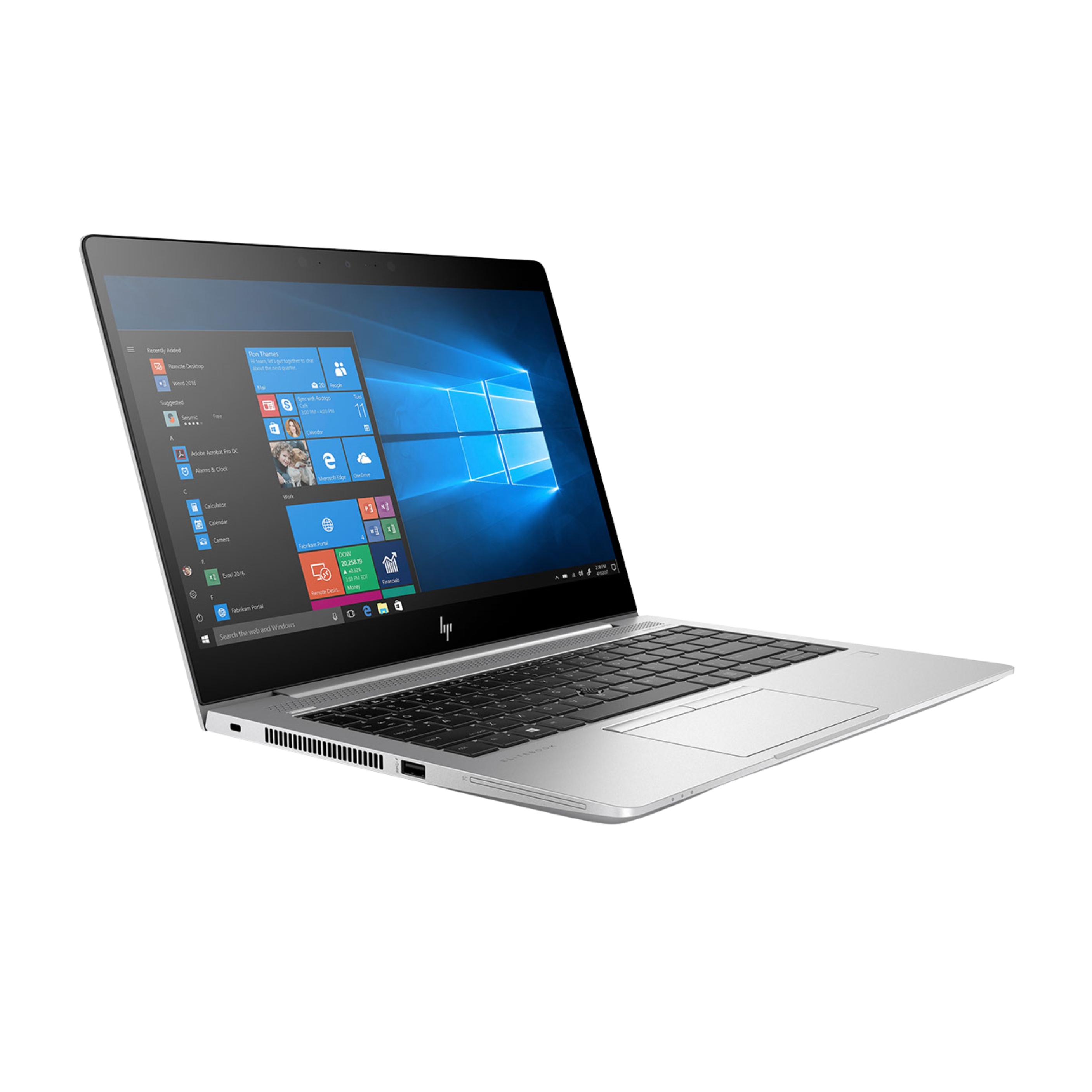Refurbished HP EliteBook 840 G6 | Intel I7-8656U | 8 GB RAM | 256 GB NVMe | 14” FHD LED Display | Silver
