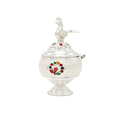 Silver Peacock Kumkum chimizh Silver Peacock Kumkum chimizh