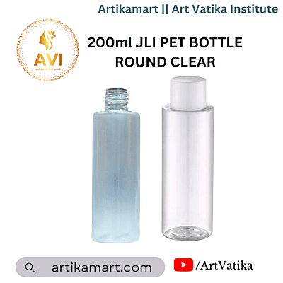 200ml JLI Pet Bottle FROSTED- 24MM NECK 200ml JLI Pet Bottle FROSTED- 24MM NECK