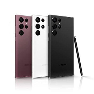 Samsung Galaxy S22 Ultra Smartphone, Factory Unlocked Android Cell Phone, 256GB white