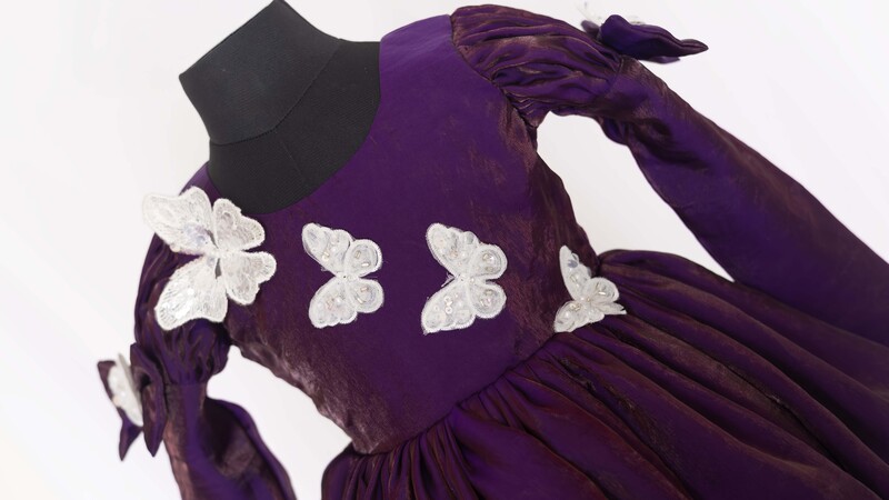 Royal Flutter Velvet Dress Royal Flutter Velvet Dress