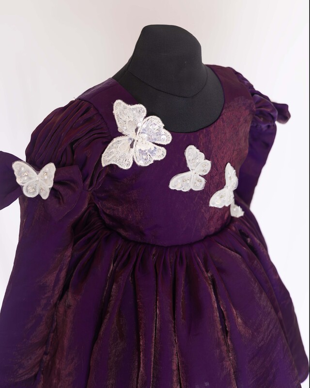 Royal Flutter Velvet Dress Royal Flutter Velvet Dress