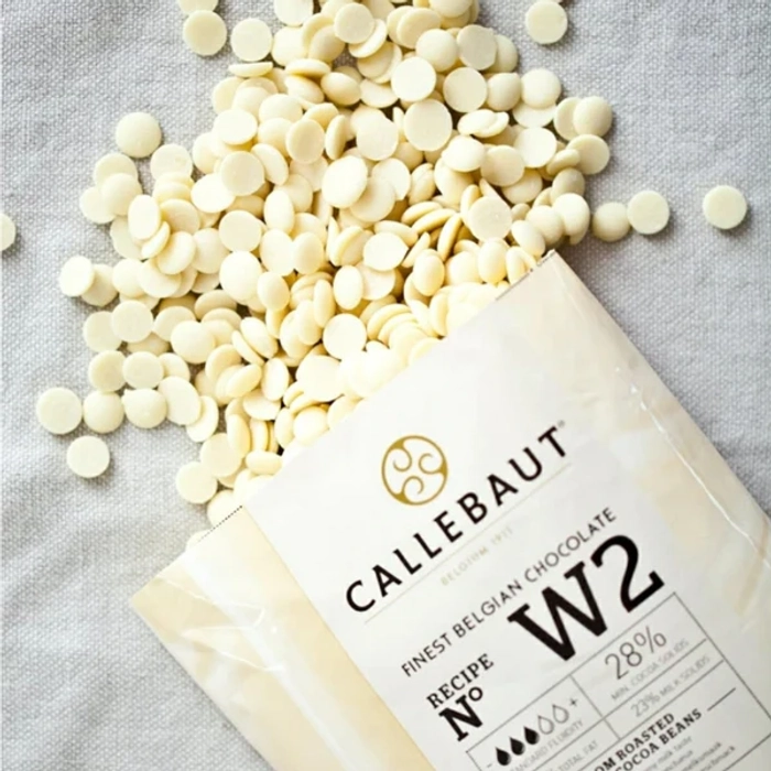 Callebaut White W2 Belgian chocolate 250gm Callebaut White W2 Belgian chocolate 250gm