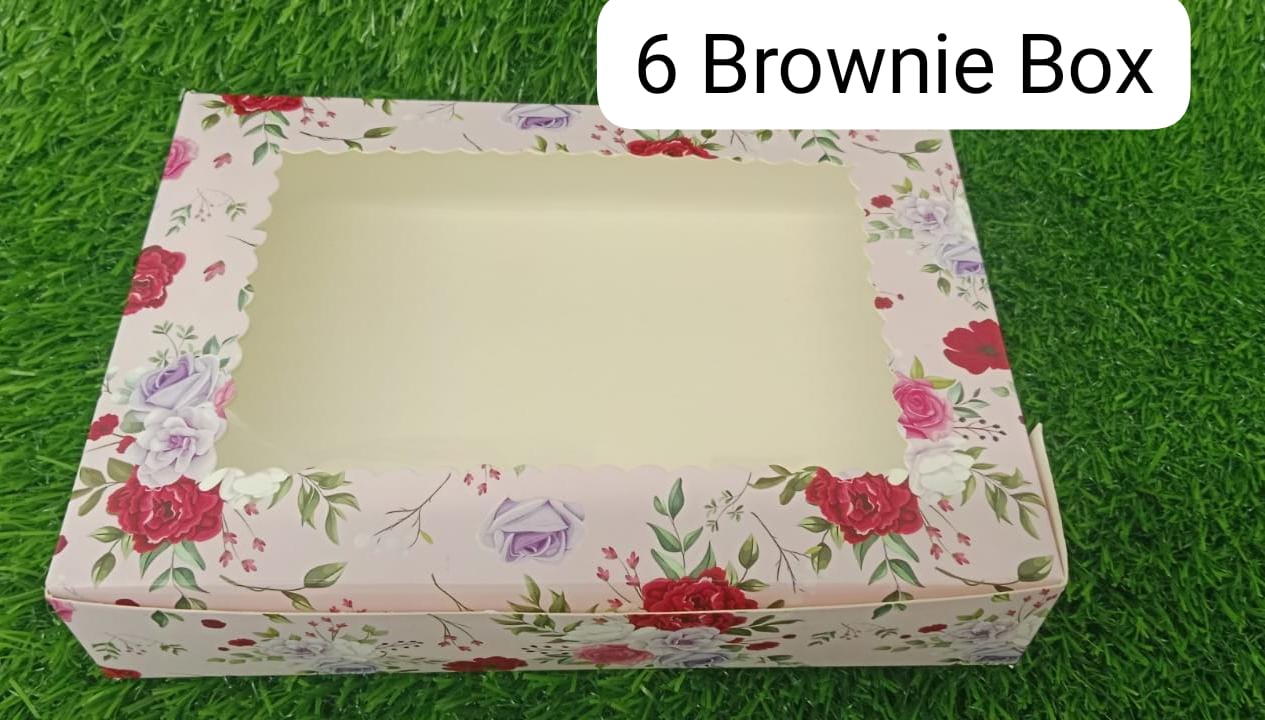 Brownie Box 6 Floral