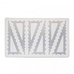 Silicon Mold Chocolate Garnish Sheet - 9