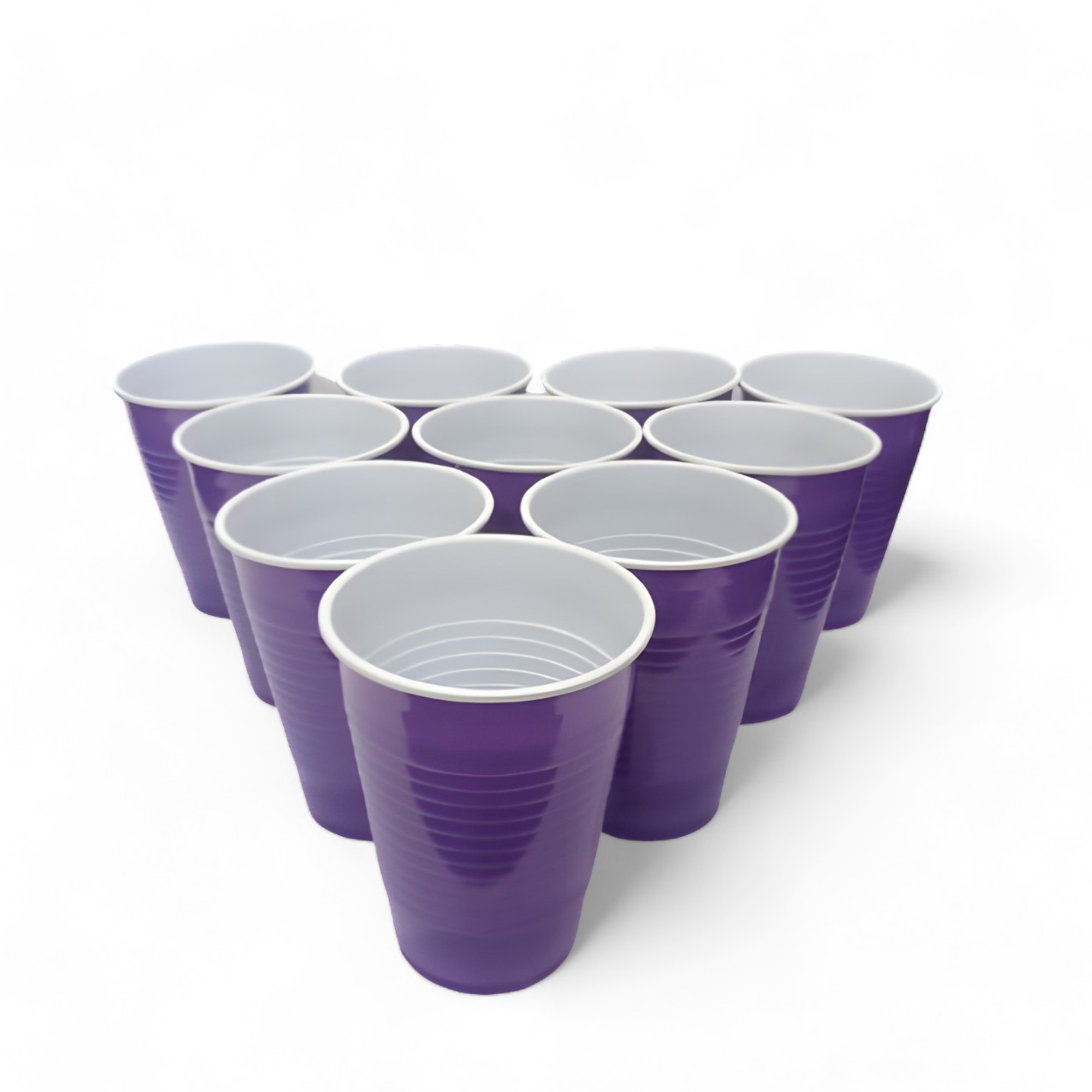 Set of 10 | 450ml Purple Pong Glasses | Reusable Party Drinking Cups | Eco-Friendly Multipurpose Glasses | for Parties, Events & More Set of 10 | 450ml Purple Pong Glasses | Reusable Party Drinking Cups | Eco-Friendly Multipurpose Glasses | for Parties, Events & More