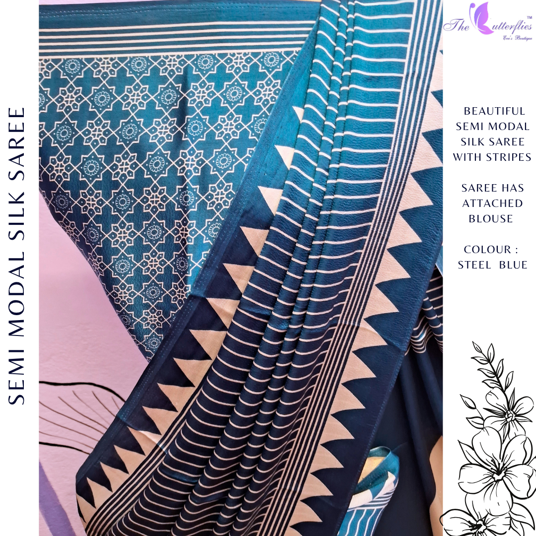 SEMI MODAL SILK SAREE DCMSmss24215 SEMI MODAL SILK SAREE DCMSmss24215