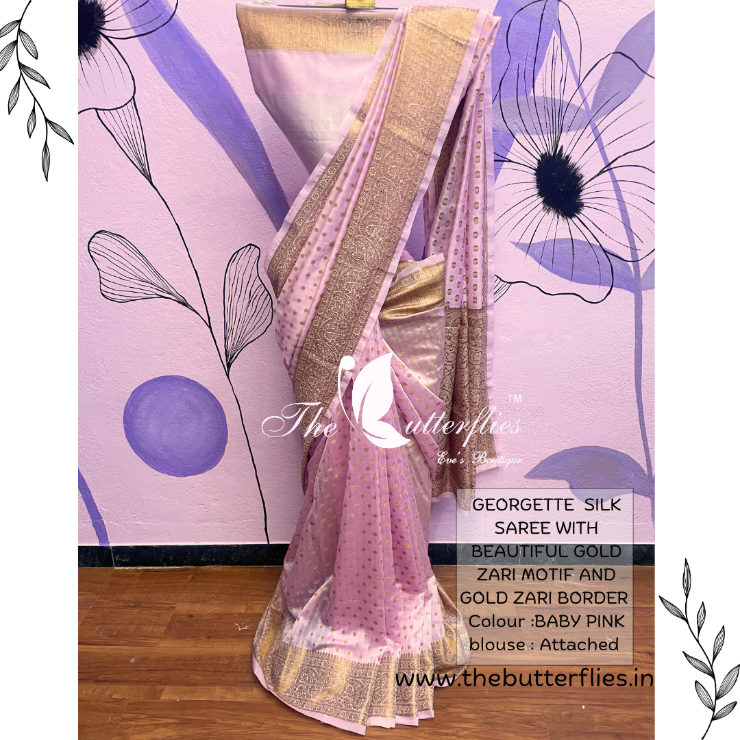 GEORGETTE  SILK SAREE USTSGRS23430