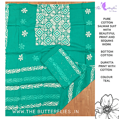 PURE COTTON SALWAR SUIT APFCCOT24249