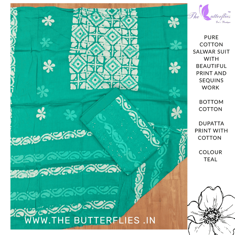 PURE COTTON SALWAR SUIT APFCCOT24249
