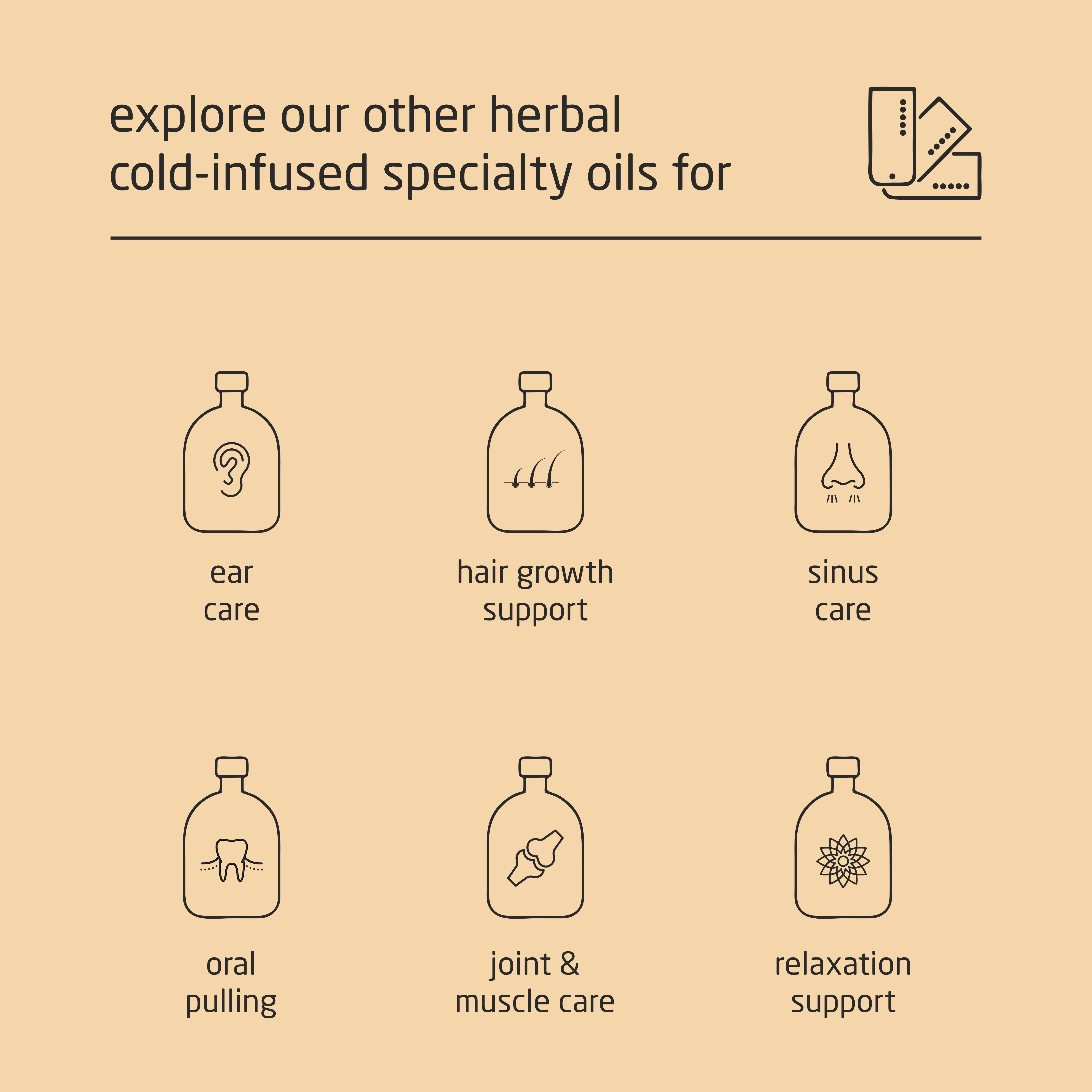 Premium Herbal Cold-Infused Hair & Skin Care Oil - 100ml Premium Herbal Cold-Infused Hair & Skin Care Oil - 100ml