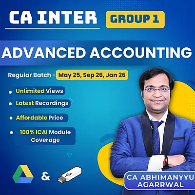 CA Inter Advanced Accounting (Group 1) By CA Abhimanyyu Agarrwal