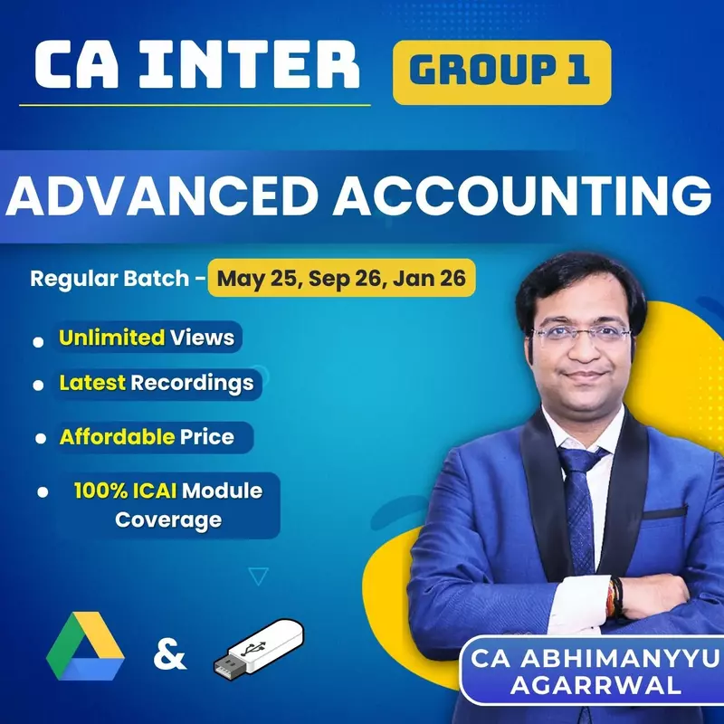 CA Inter Advanced Accounting (Group 1) By CA Abhimanyyu Agarrwal CA Inter Advanced Accounting (Group 1) By CA Abhimanyyu Agarrwal