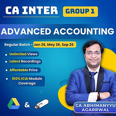 CA Inter Advanced Accounting (Group 1) By CA Abhimanyyu Agarrwal