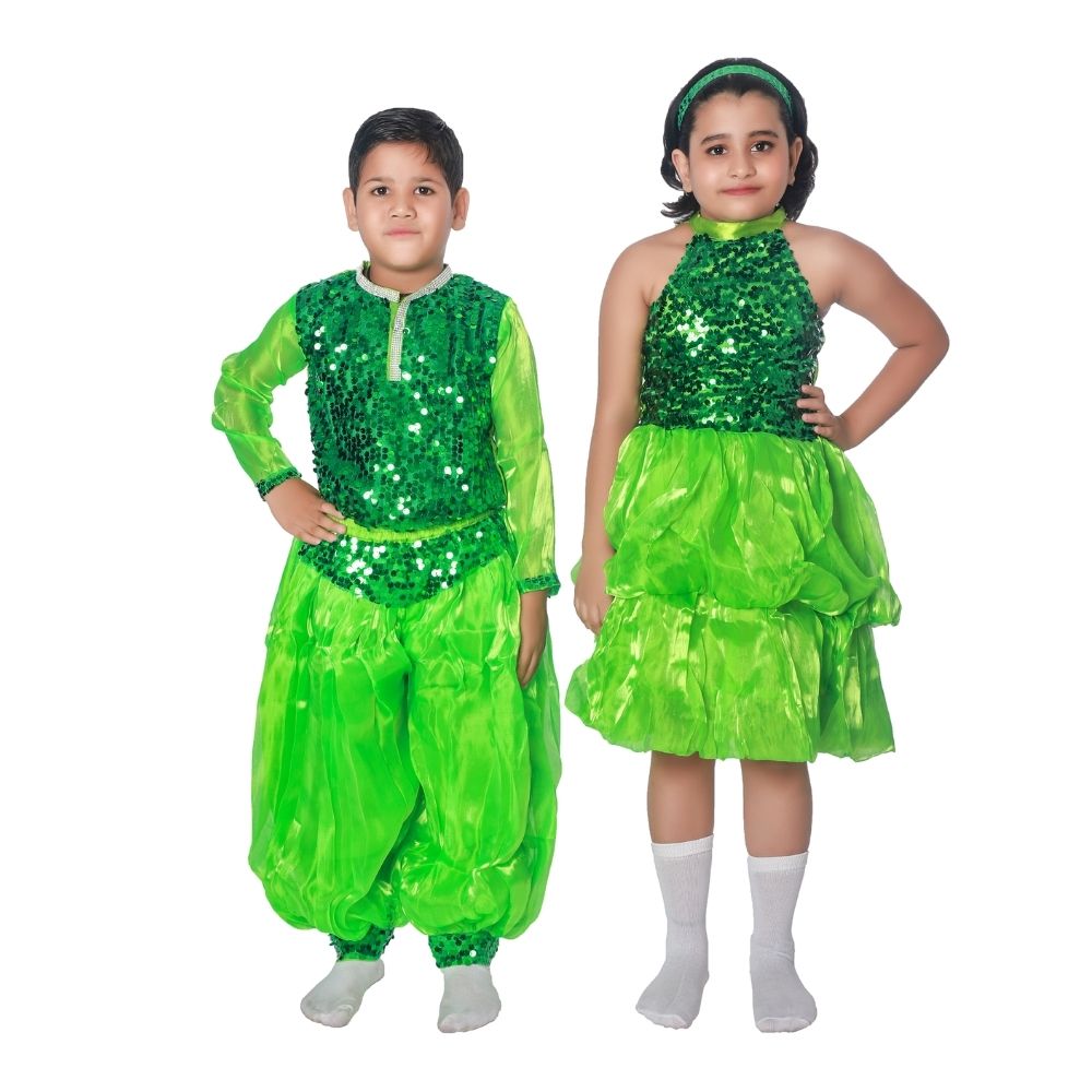 Western Dance Dress For Boys & Girls Combo Western Dance Dress For Boys & Girls Combo