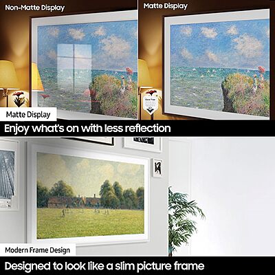 Samsung 138 cm (55 inches) The Frame Series 4K Ultra HD Smart QLED TV QA55LS03DAULXL