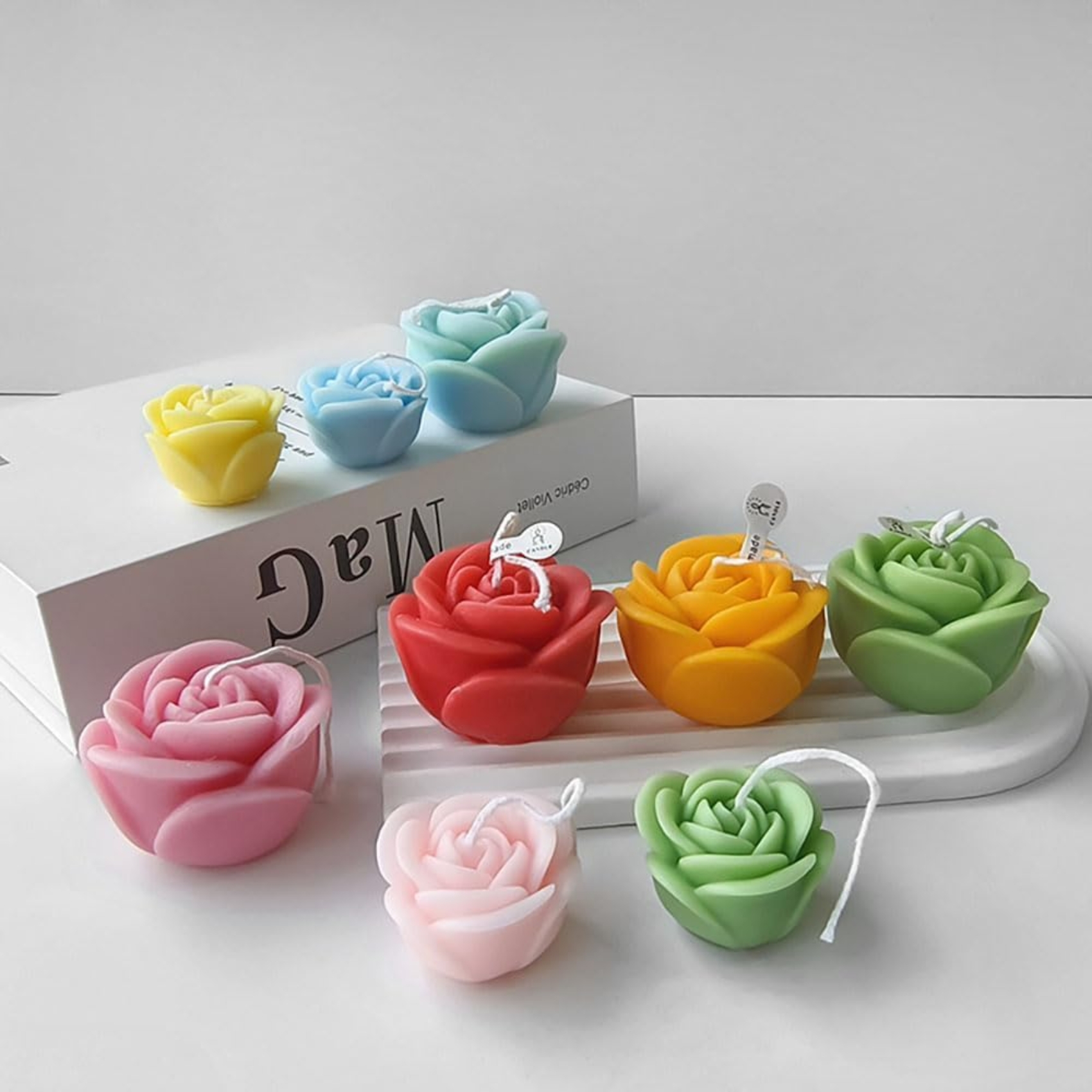 Silicon Mold Candle 3D Rose (Medium)