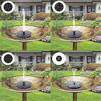 solar fountain Solar Water Fountain Sun Powered Outdoor Sprinkler Decorative