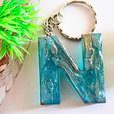 'N' SURFACE OF MARS LETTER KEYCHAIN(LKB00042)