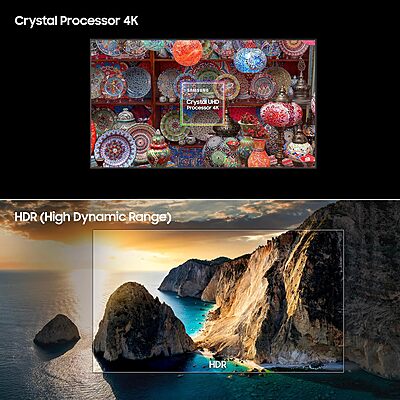 Samsung 125 cm (50 inches) D Series Crystal 4K Vivid Ultra HD Smart LED TV UA50DUE70BKLXL