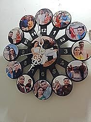 Sublimation Printed Wall Clock Customized Wall Clock With Photos, Design Or Text Of Your Choice Wc102 (12X12), Material - Wood Mdf Sublimation Printed Wall Clock Customized Wall Clock With Photos, Design Or Text Of Your Choice Wc102 (12X12), Material - Wood Mdf