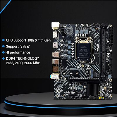 Geonix Motherboard GX-H510 DDR4 10th and 11th Gen CPU DDR4 3 Years Warranty