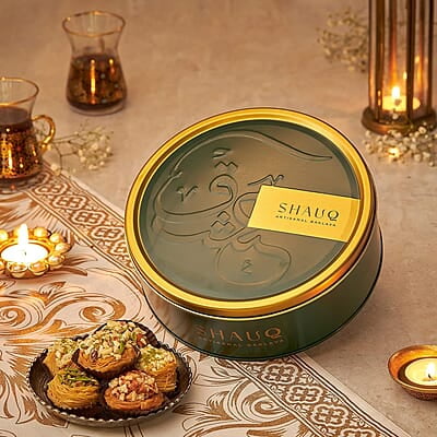 SMOOR SHAUQ Baklava Box Artisanal Turkish Delight 352gm