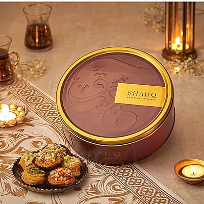 SMOOR SHAUQ Baklava Box Artisanal Turkish Delight 352gm