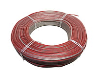 Speaker wire European style 23/38 crystal clear full tinned(92 meter)