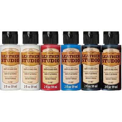 Leather Studio™ Leather & Vinyl Paint Colors - 2 Oz. Leather Studio™ Leather & Vinyl Paint Colors - 2 Oz.