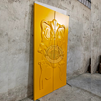 3D Elephant Design Door with pu paint 3D Elephant Design Door with pu paint