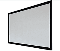 Eurros 110" Silver Pro Micro Perforated Flat Fixed Frame Screen Eurros 110" Silver Pro Micro Perforated Flat Fixed Frame Screen