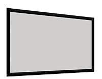 Eurros 110" Silver Pro Micro Perforated Flat Fixed Frame Screen Eurros 110" Silver Pro Micro Perforated Flat Fixed Frame Screen