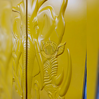 3D Elephant Design Door with pu paint 3D Elephant Design Door with pu paint