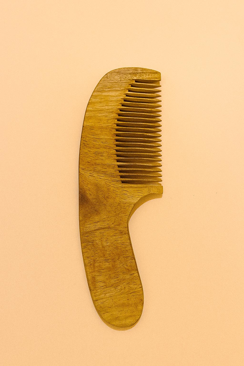 Kacchi Neem Handle Comb for Kids
