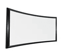 Eurros 133" Micro Acoustic Woven 4K Curved Fixed Frame Screen Eurros 133" Micro Acoustic Woven 4K Curved Fixed Frame Screen