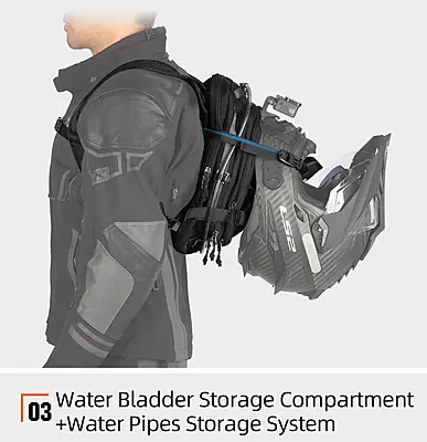 Rhinowalk 9L Motorcycle Mechanic Series Tank Bag - Hydration Bladder, Waterproof Gear Rhinowalk 9L Motorcycle Mechanic Series Tank Bag - Hydration Bladder, Waterproof Gear