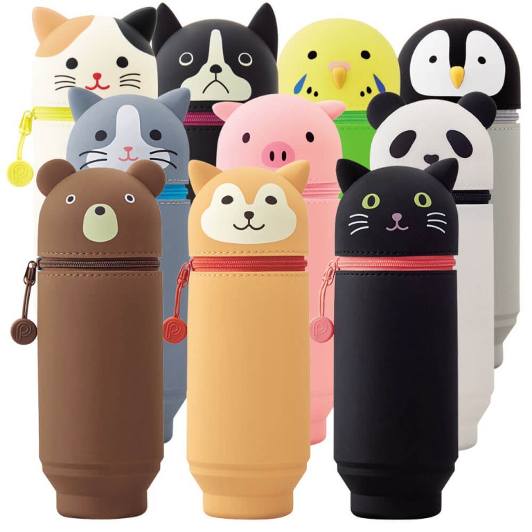 LIHIT LAB PUNI LABO STAND PEN CASE, LARGE LIHIT LAB PUNI LABO STAND PEN CASE, LARGE